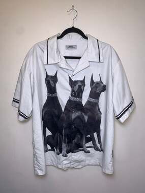 Empty Reference Doberman Pack Camp Collar Shirt
